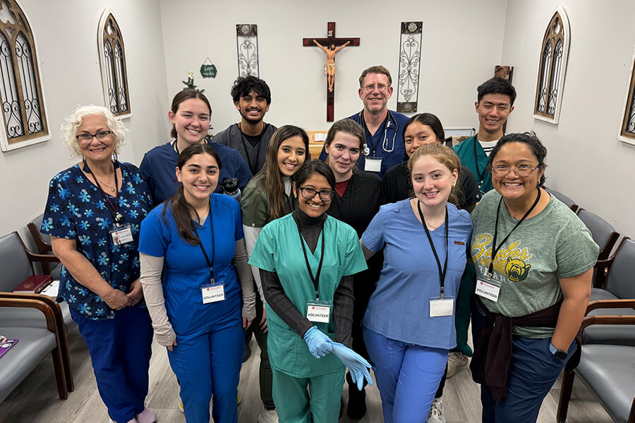 Group of Baylor Medical Students on missions