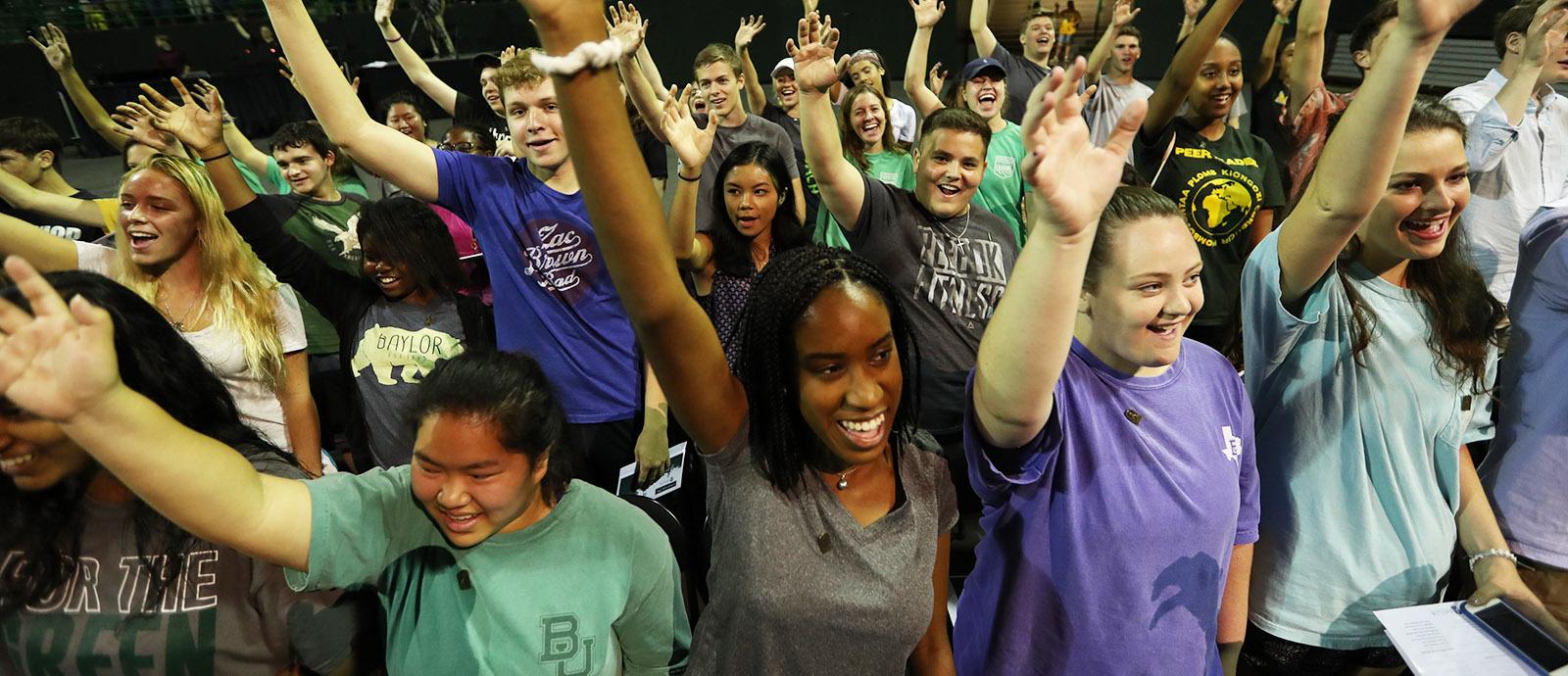 Baylor students celebrate student life on campus