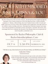 Your Faith Embodied: Jesus, Krisna & You - talk by Christina Sell