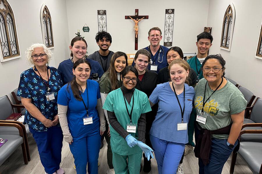 Group of Medical Students on a mission trip